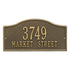 Rolling Hills Standard Wall Address Plaque