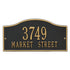 Rolling Hills Standard Wall Address Plaque