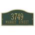 Rolling Hills Standard Wall Address Plaque