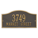 Rolling Hills Standard Wall Address Plaque