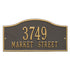 Rolling Hills Standard Wall Address Plaque
