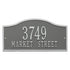 Rolling Hills Standard Wall Address Plaque