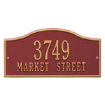 Rolling Hills Standard Wall Address Plaque