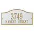 Rolling Hills Standard Wall Address Plaque
