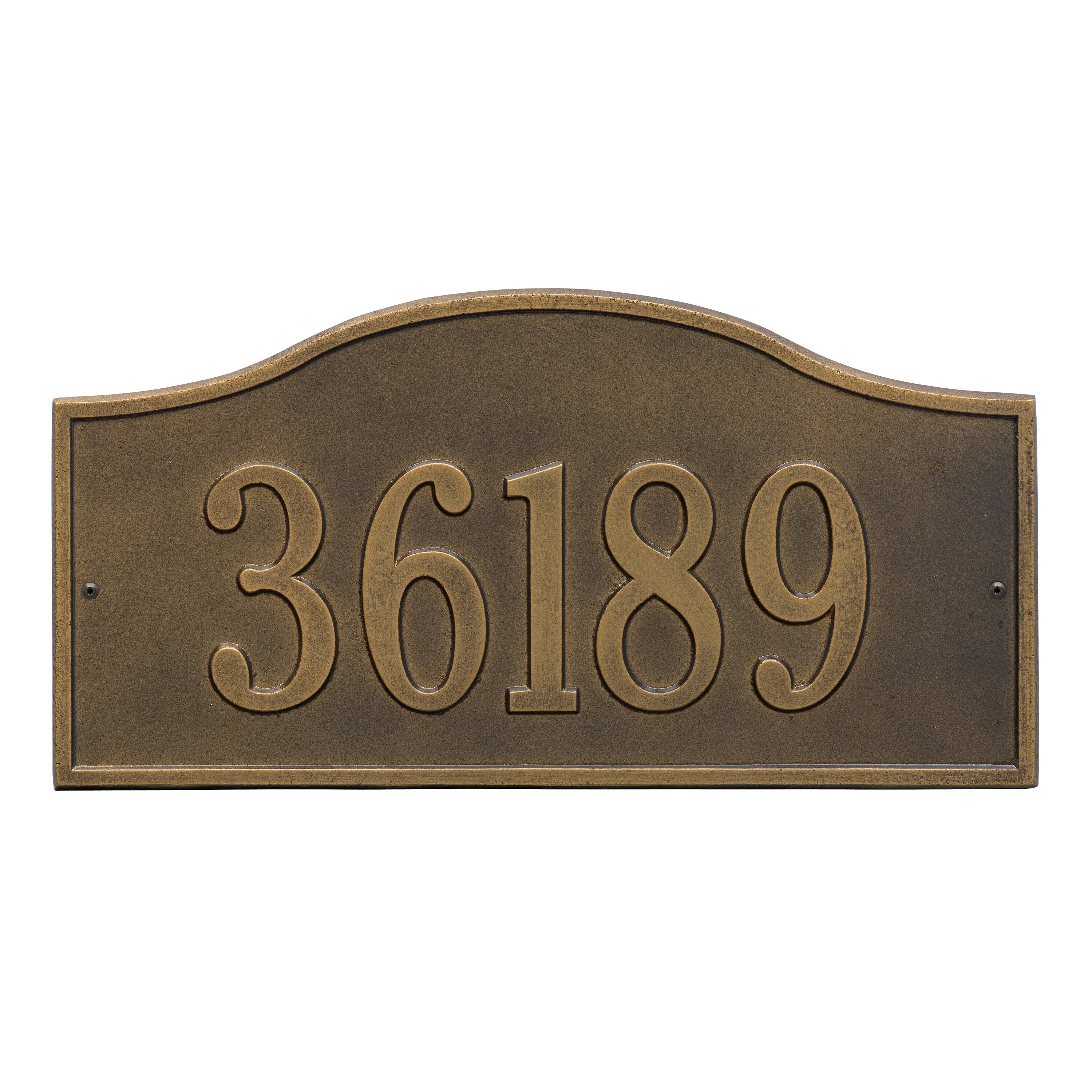 Rolling Hills Grand Wall Address Plaque