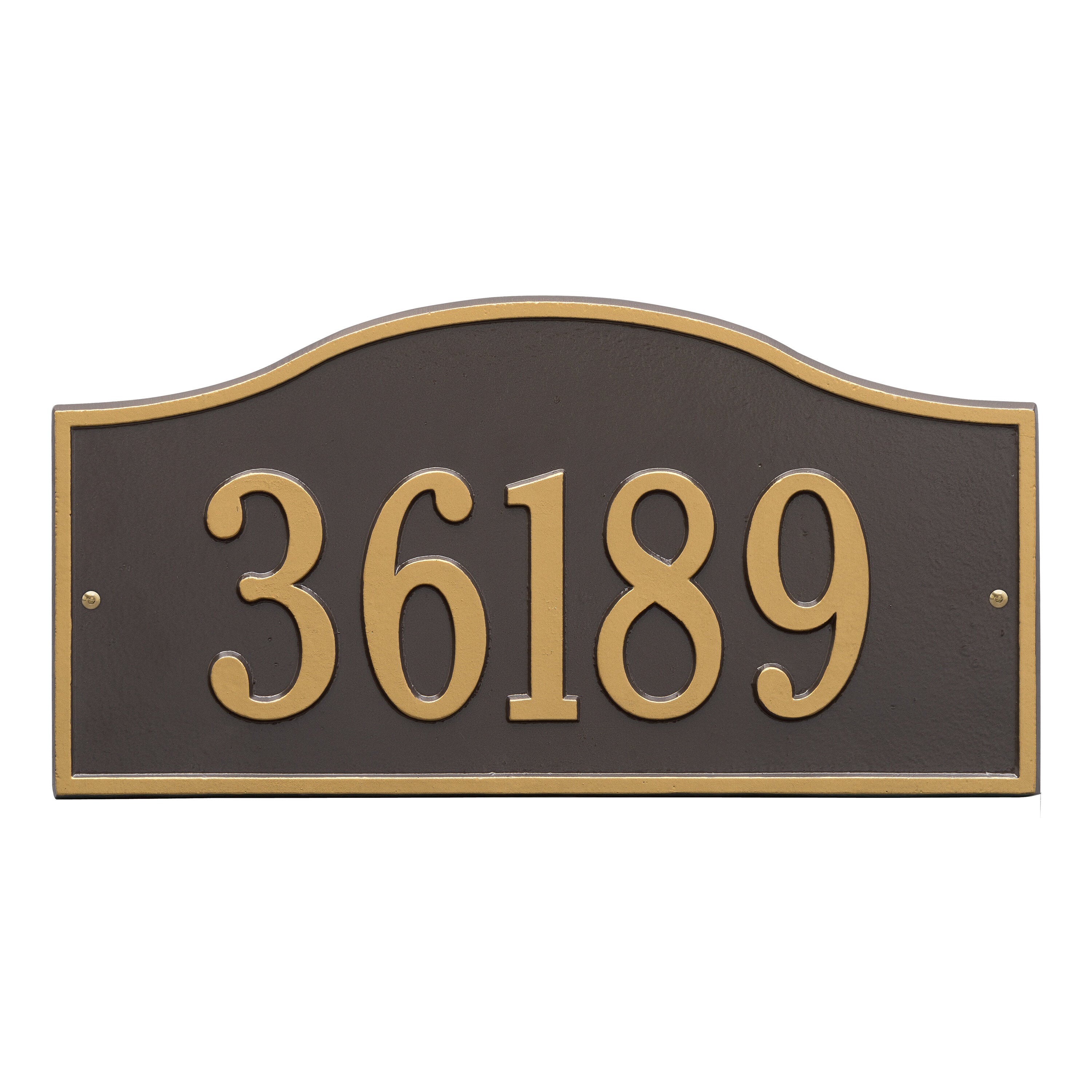 Rolling Hills Grand Wall Address Plaque