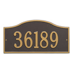 Rolling Hills Grand Wall Address Plaque