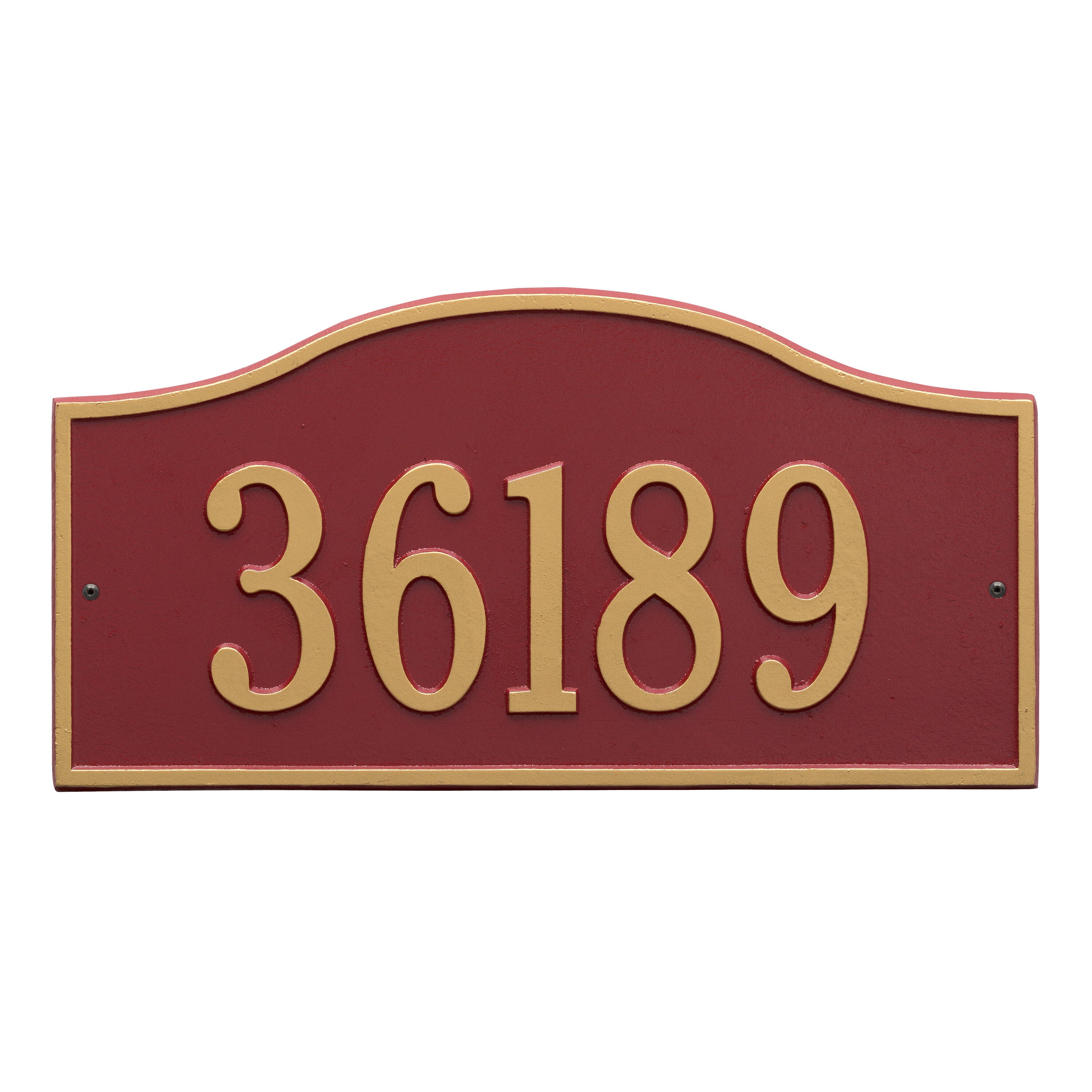 Rolling Hills Grand Wall Address Plaque