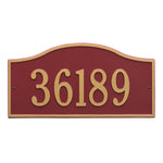Rolling Hills Grand Wall Address Plaque