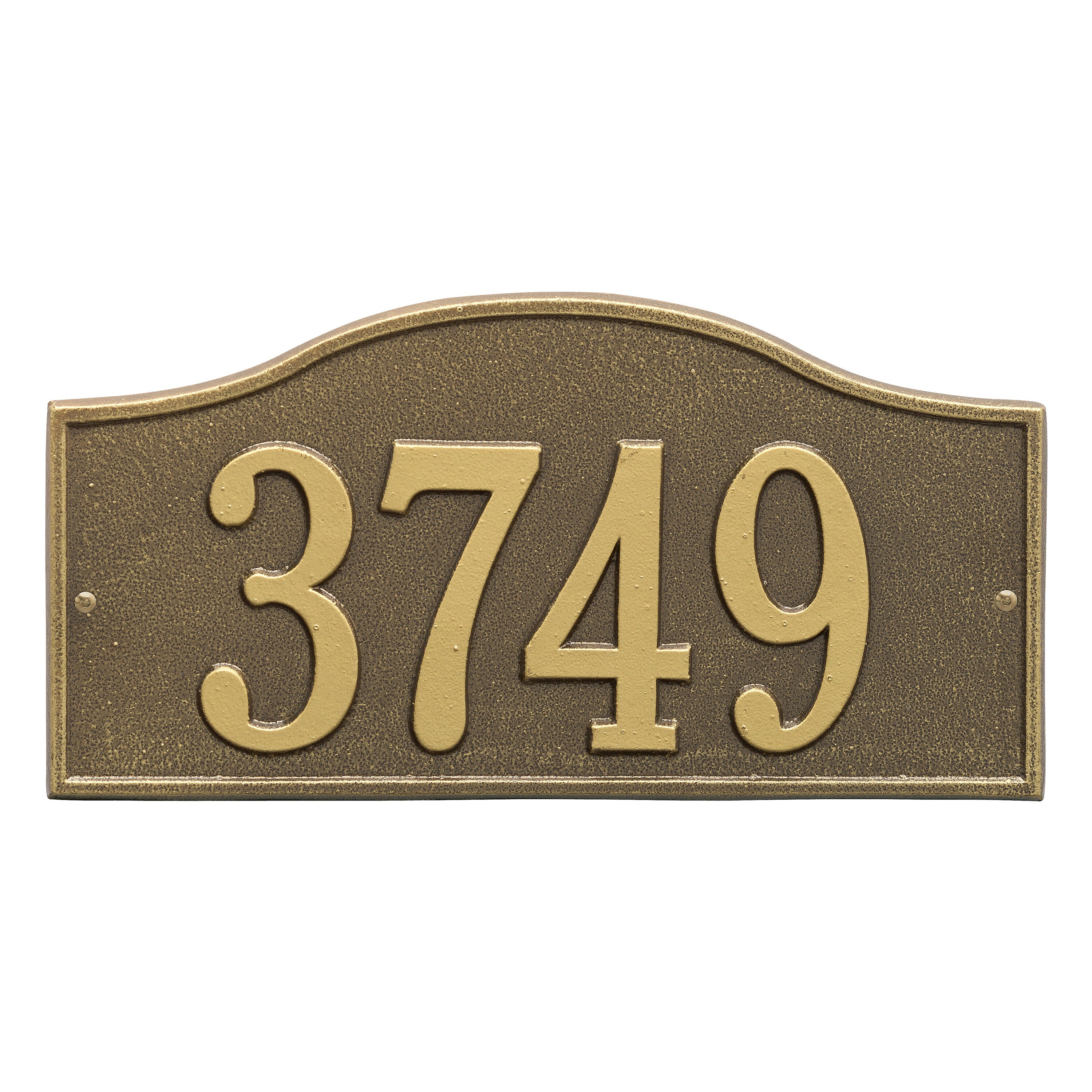 Rolling Hills Standard Wall Address Plaque