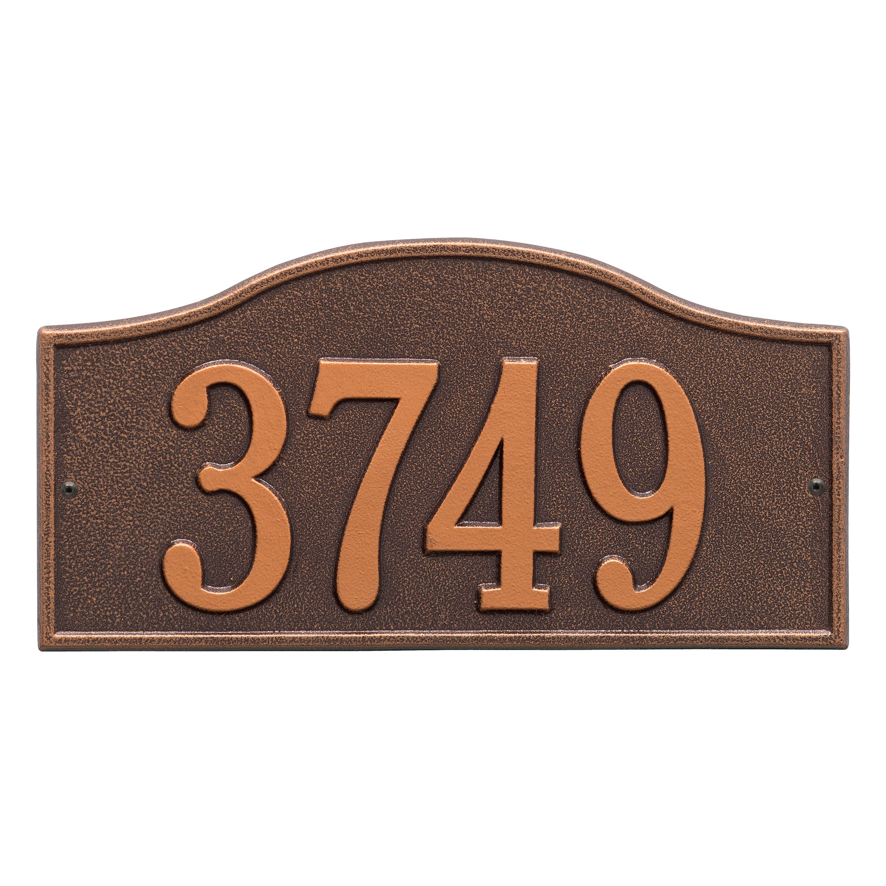 Rolling Hills Standard Wall Address Plaque
