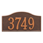 Rolling Hills Standard Wall Address Plaque