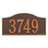 Rolling Hills Standard Wall Address Plaque