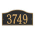 Rolling Hills Standard Wall Address Plaque