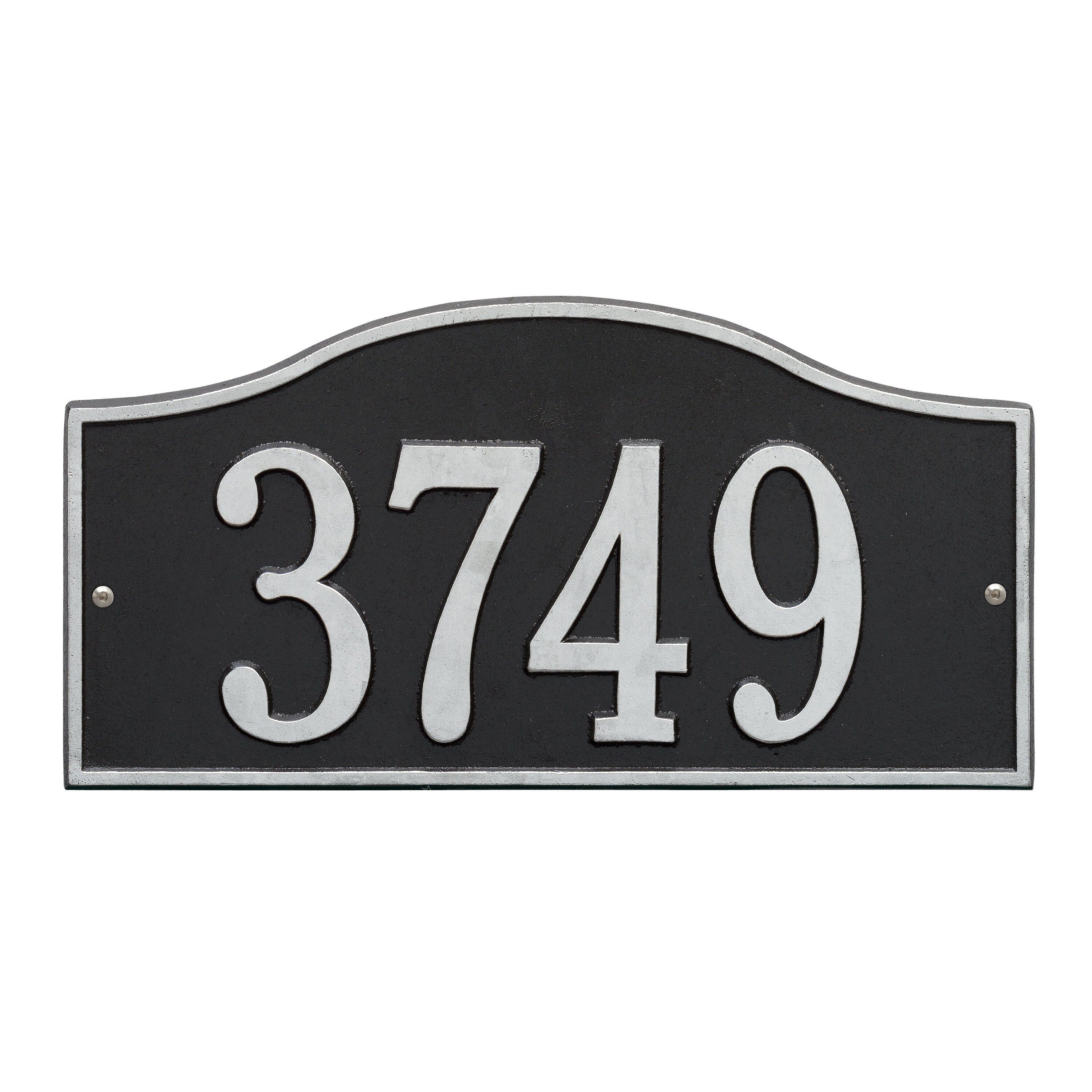 Rolling Hills Standard Wall Address Plaque