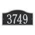 Rolling Hills Standard Wall Address Plaque