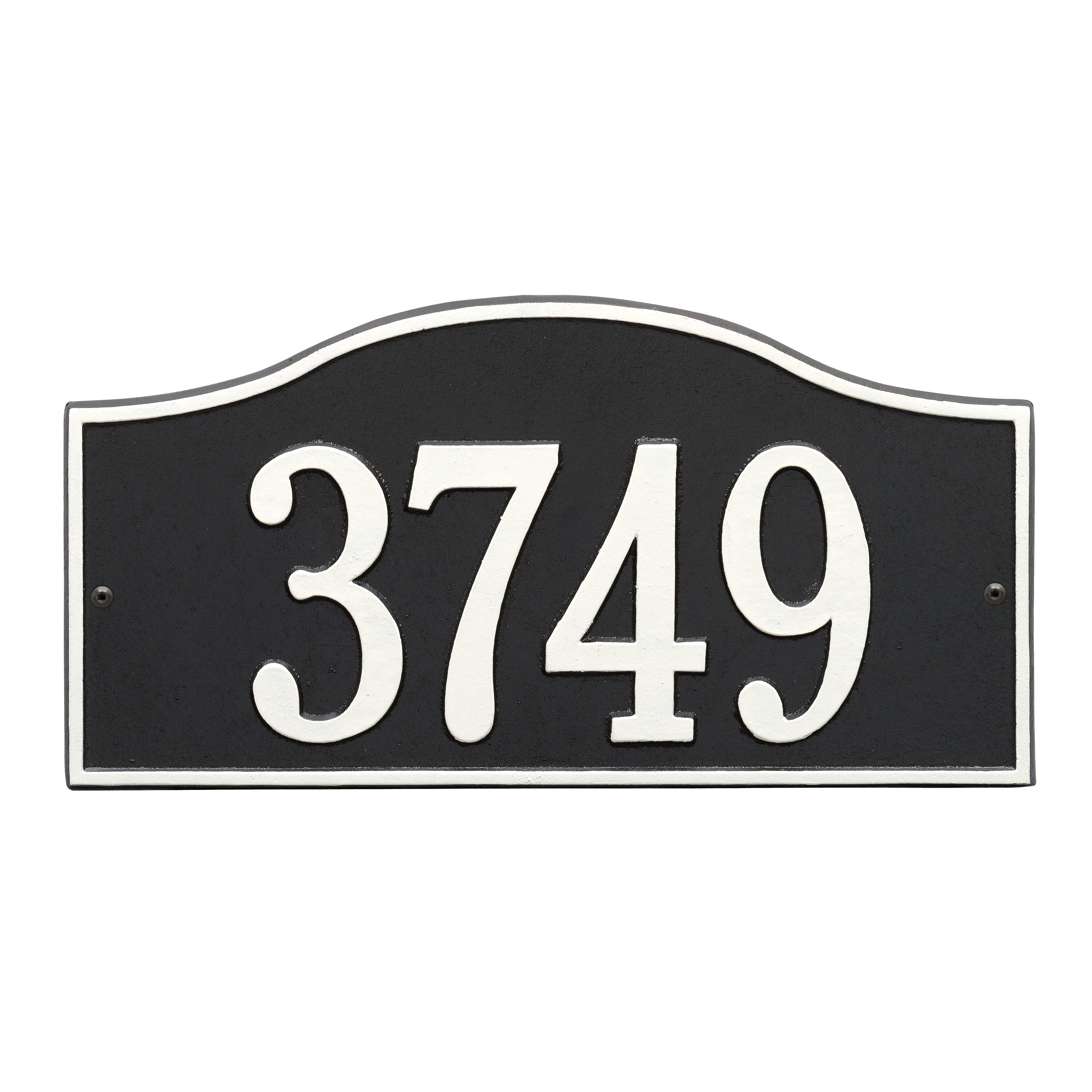 Rolling Hills Standard Wall Address Plaque