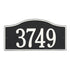 Rolling Hills Standard Wall Address Plaque