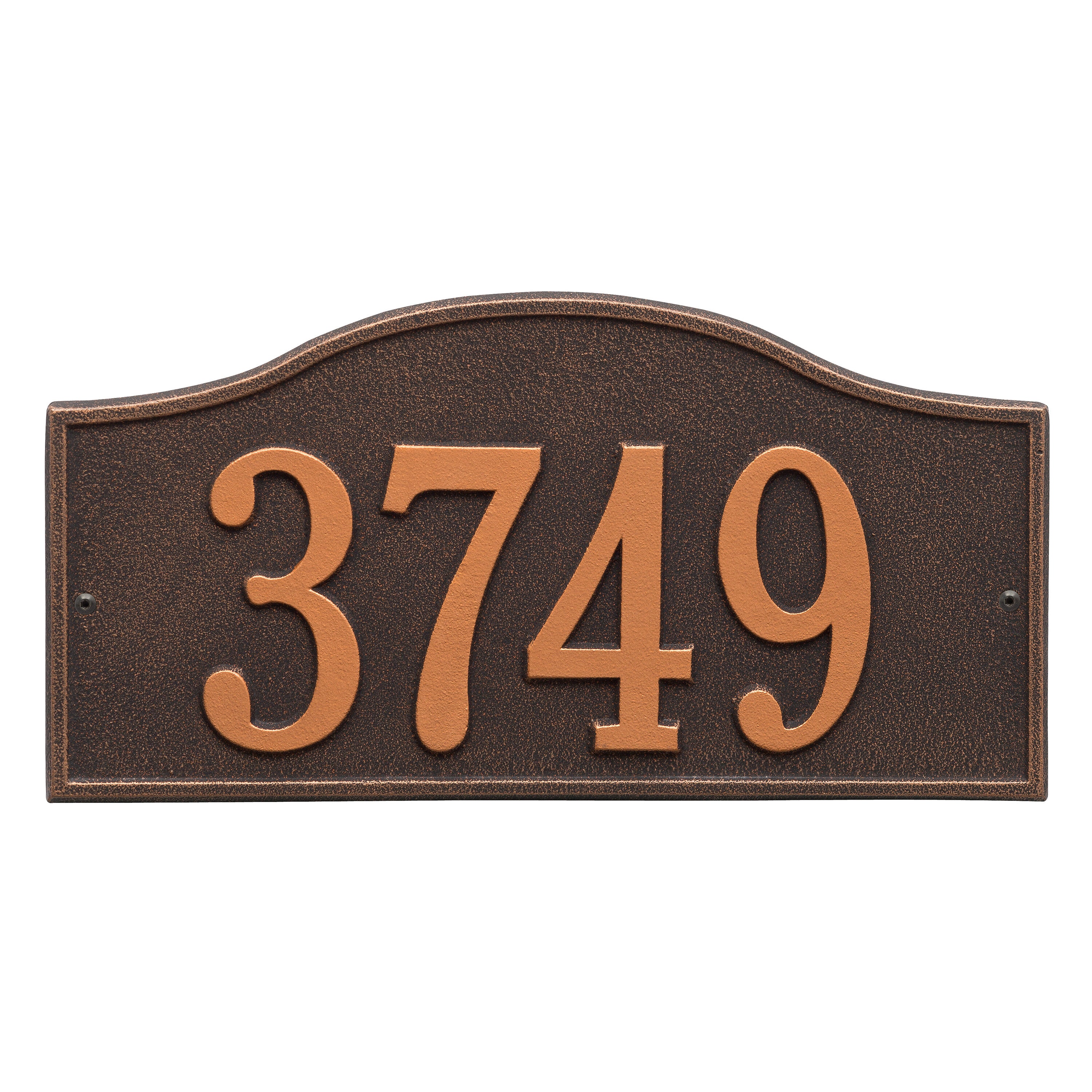 Rolling Hills Standard Wall Address Plaque