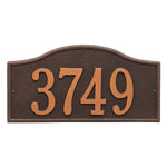 Rolling Hills Standard Wall Address Plaque