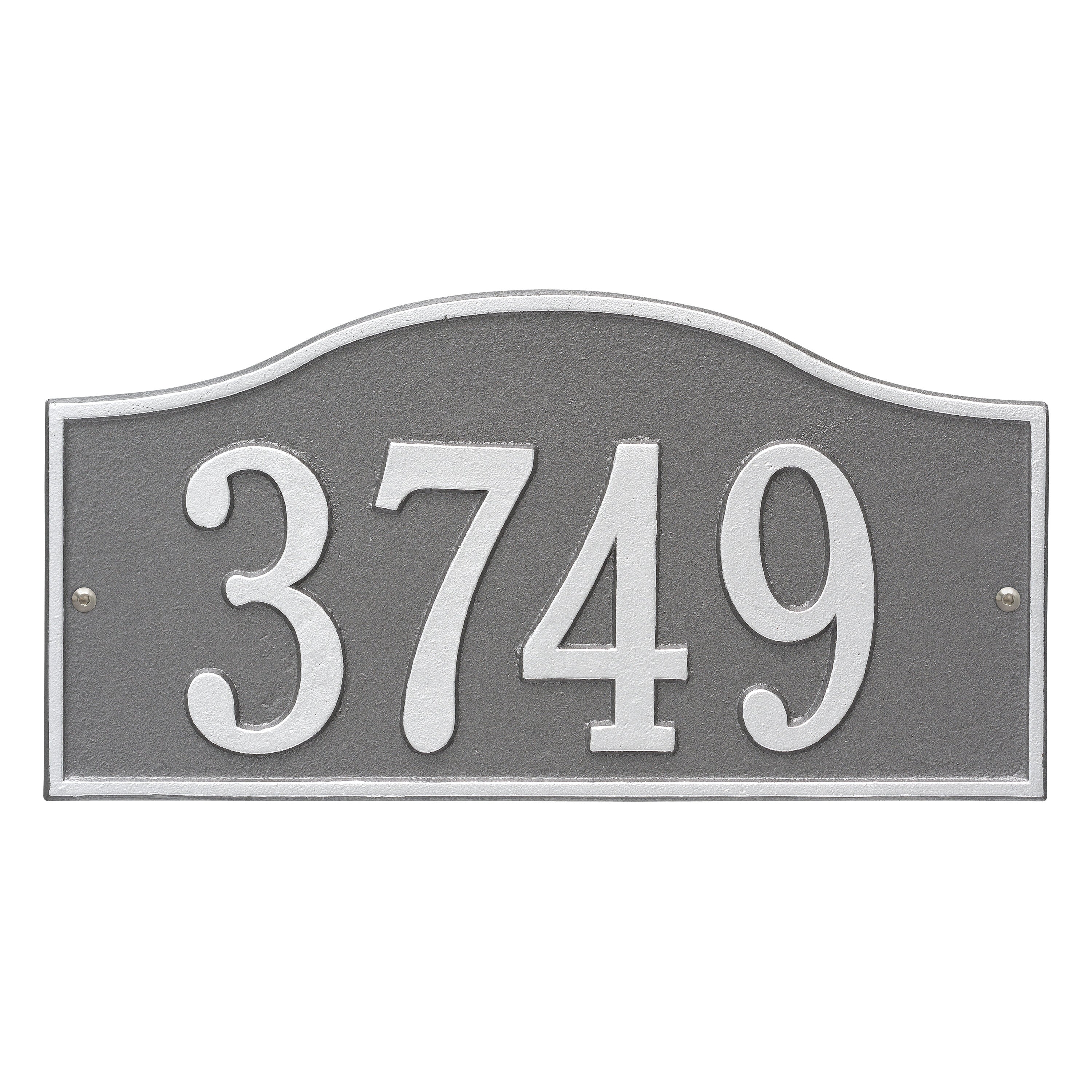 Rolling Hills Standard Wall Address Plaque