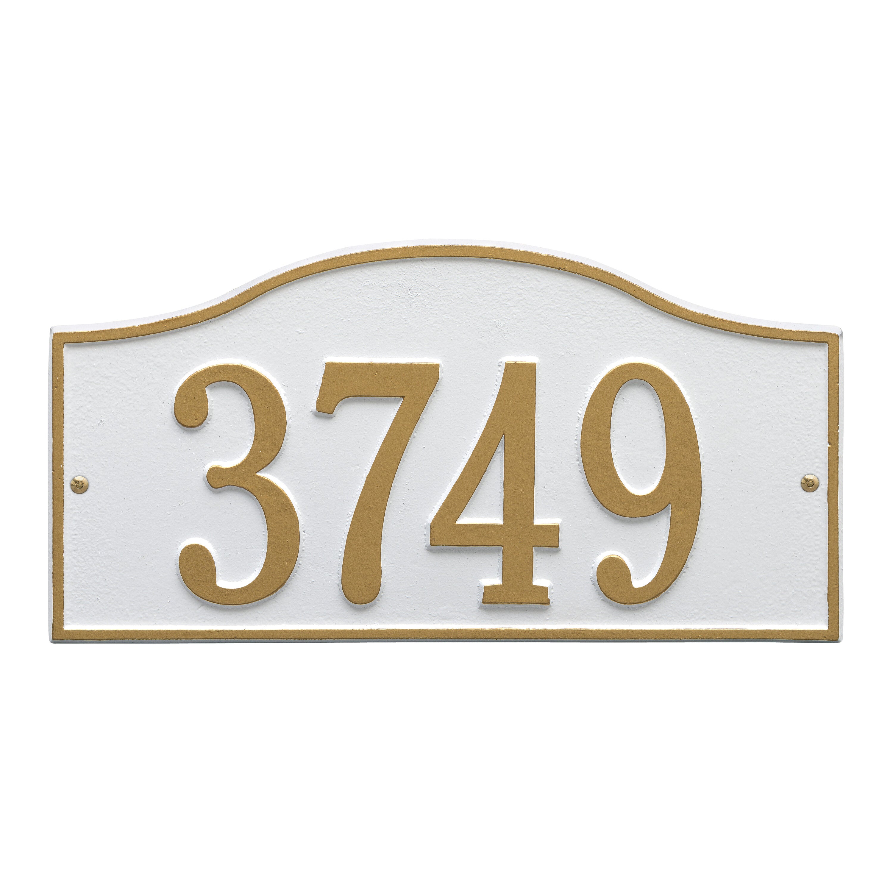 Rolling Hills Standard Wall Address Plaque