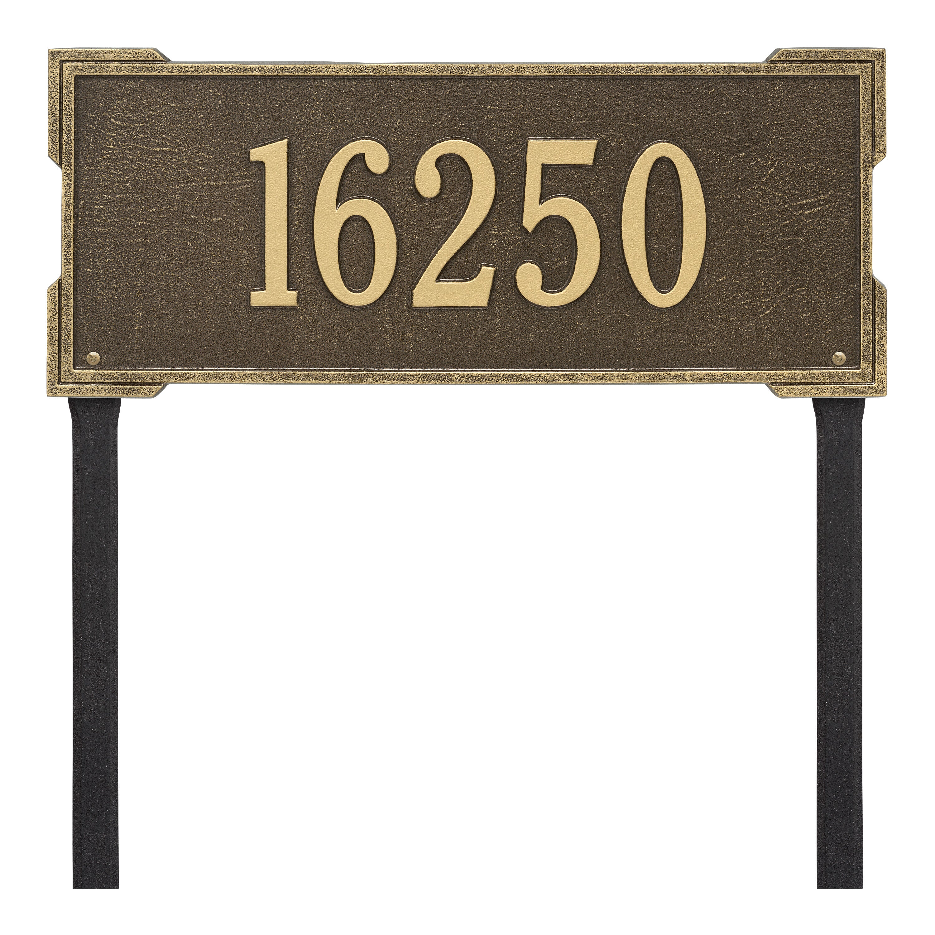 Roanoke Estate Lawn Address Plaque