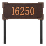 Roanoke Estate Lawn Address Plaque