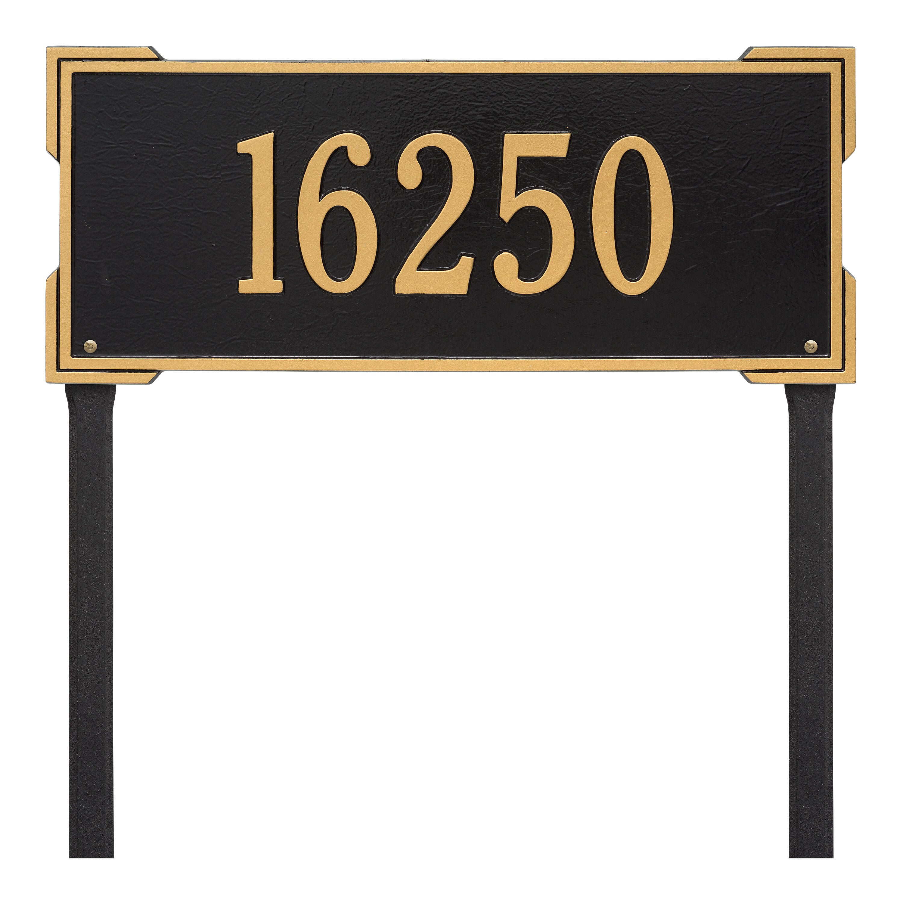 Roanoke Estate Lawn Address Plaque