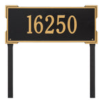 Roanoke Estate Lawn Address Plaque