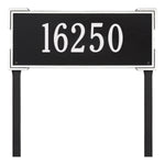 Roanoke Estate Lawn Address Plaque