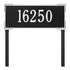Roanoke Estate Lawn Address Plaque