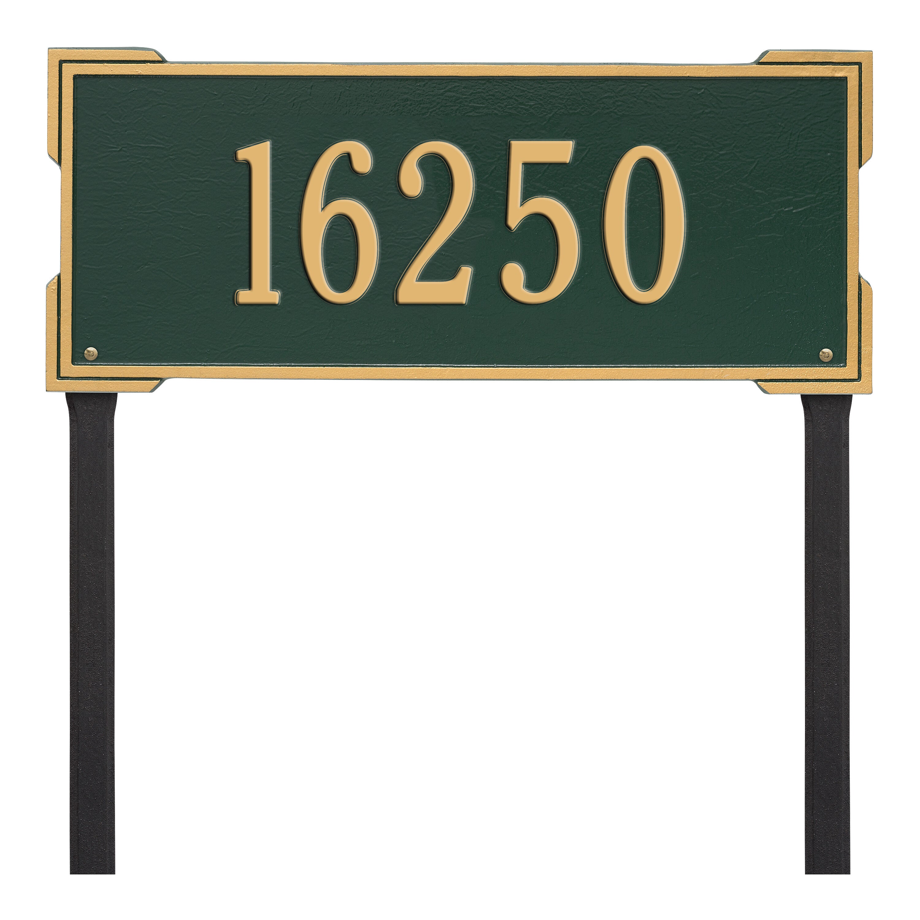 Roanoke Estate Lawn Address Plaque