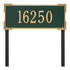 Roanoke Estate Lawn Address Plaque