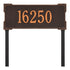 Roanoke Estate Lawn Address Plaque