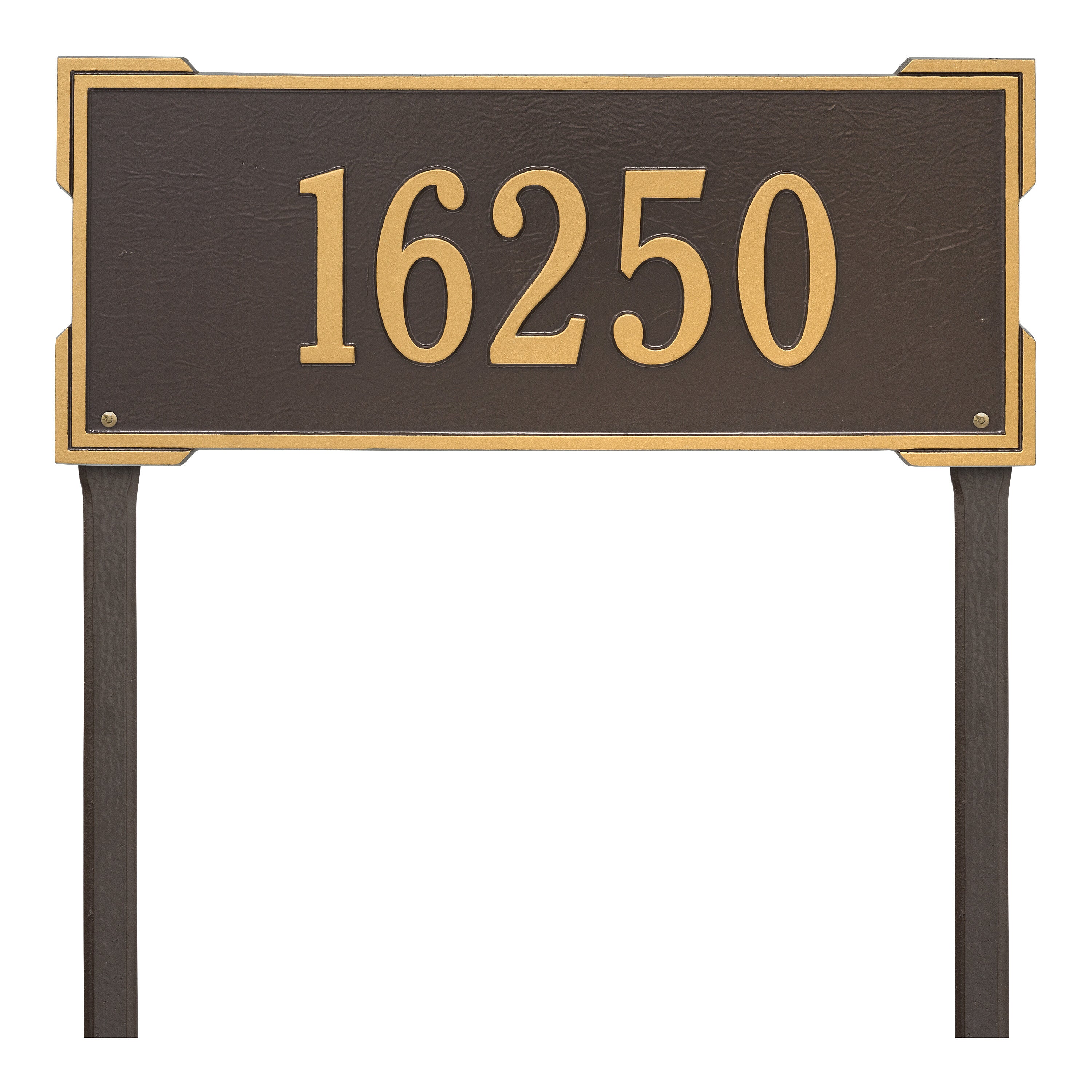 Roanoke Estate Lawn Address Plaque