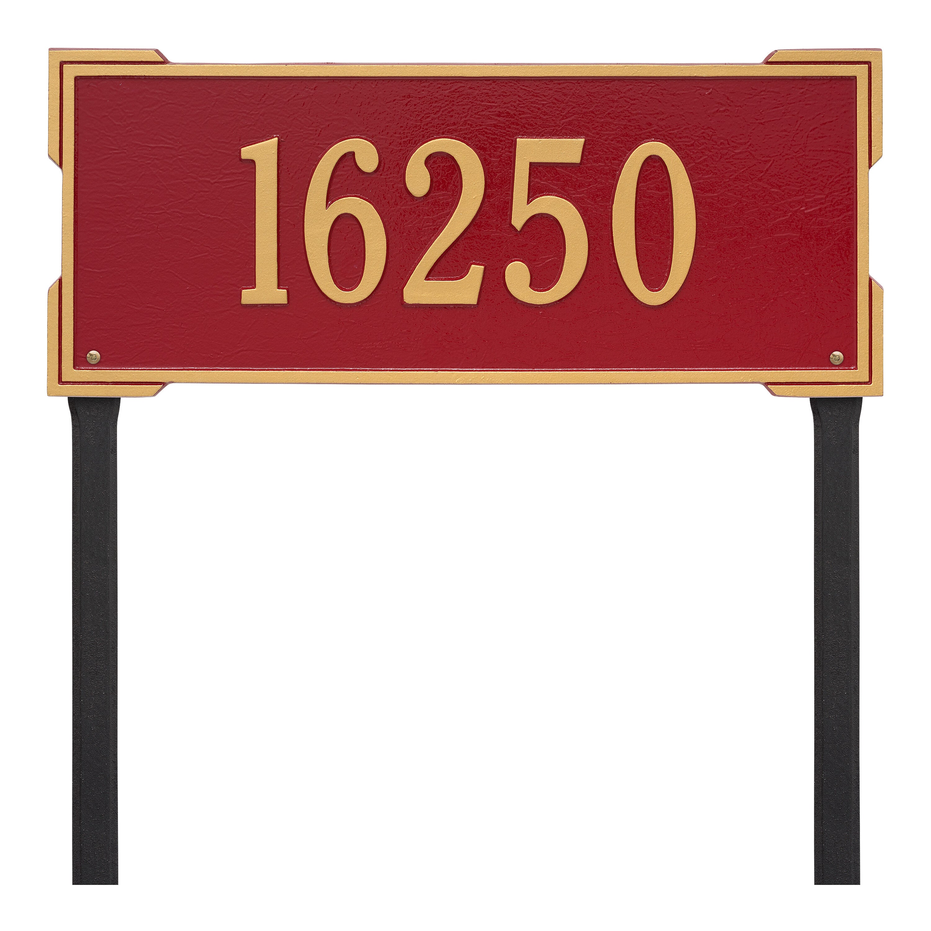 Roanoke Estate Lawn Address Plaque