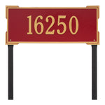 Roanoke Estate Lawn Address Plaque