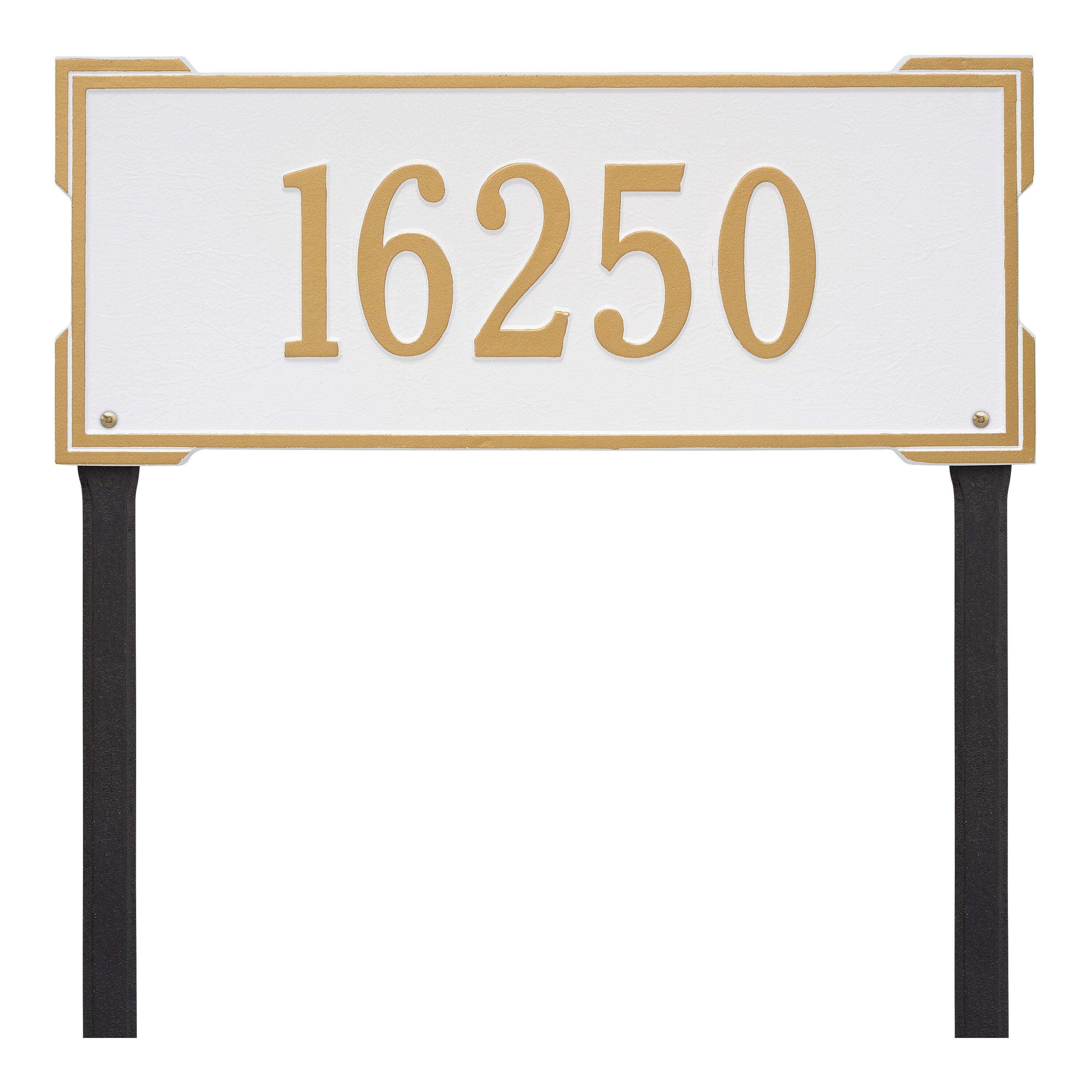 Roanoke Estate Lawn Address Plaque