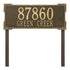 Roanoke Estate Lawn Address Plaque