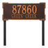 Roanoke Estate Lawn Address Plaque