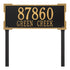 Roanoke Estate Lawn Address Plaque