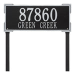Roanoke Estate Lawn Address Plaque