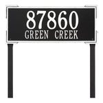 Roanoke Estate Lawn Address Plaque