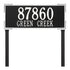 Roanoke Estate Lawn Address Plaque