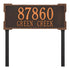 Roanoke Estate Lawn Address Plaque