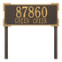 Roanoke Estate Lawn Address Plaque