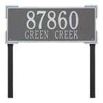 Roanoke Estate Lawn Address Plaque