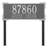 Roanoke Estate Lawn Address Plaque