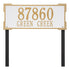 Roanoke Estate Lawn Address Plaque